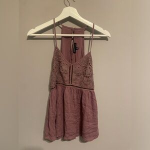 Purple Kendall & Kylie babydoll top size‎ Small
